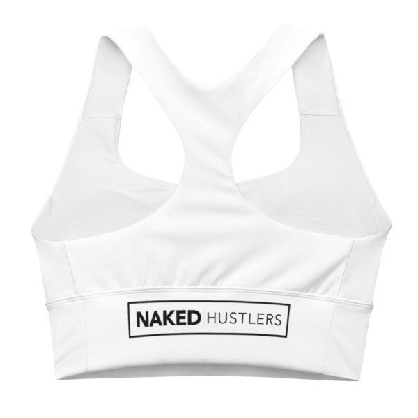 Naked Hustlers Signature Logo Longline Sports Bra - Image 2