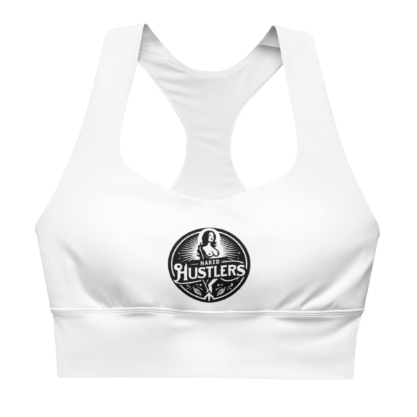 Naked Hustlers Signature Logo Longline Sports Bra