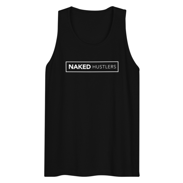 Naked Hustlers Signature Logo Men’s premium tank top